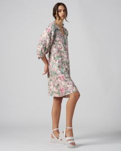 Madly Sweetly Petals Please Luxe Linen Dress
