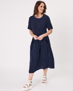 Lemon Tree Striped Monroe Dress