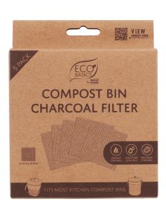 Eco Basics Compost Bin Charcoal Filter 5pk