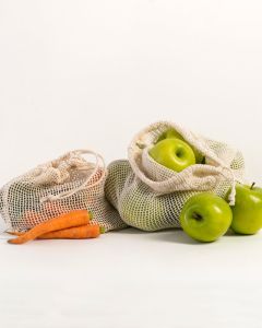 Organic Cotton Produce Bags 3-Pack