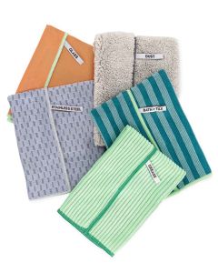 Full Circle Multitask Recycled Microfibre Cloths - Set of 5 