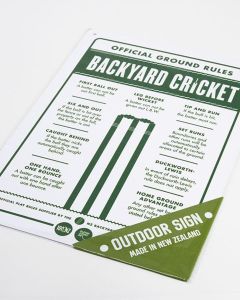 Indoor Outdoor Funny Signs for NZ Lifestyle Cricket