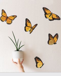 Monarch Butterflies Wall Art Set