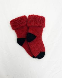 Possum Merino Baby Socks Berry-0-1