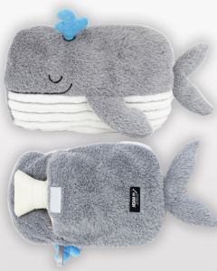Whale Hot Water Bottle and Cover