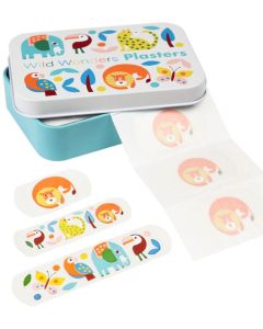 Themed Plasters in a Tin Wild Wonders