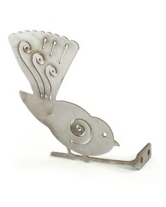 Rustic Metal Bird Art Fantail