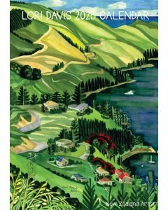 New Zealand Art Calendar 2025 by Lori Davis 