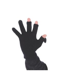 Native World Possum Merino Touch Tip Gloves Black-L
